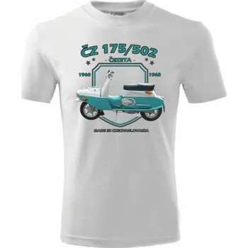 Pánské oblečení STRIKER Tričko ČZ 175/502 Čezeta Barva: Bílá, Velikost: XL