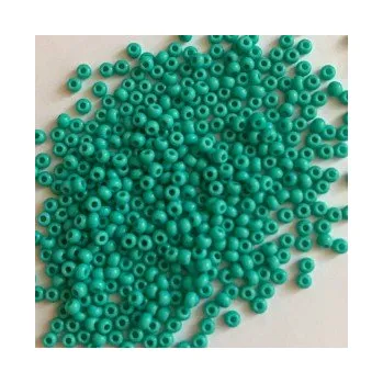 Dětské navlékací korálky Rokajl preciosa 10/0 modrozelená
