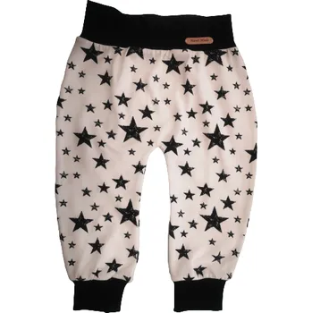 Buggy kalhoty 2147 bílé s hvězdami Rozměr: 98