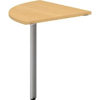 Kancelářská sestava Přísed ke stolu 100 - 800 x 800 x 25, výška 735, Ořech