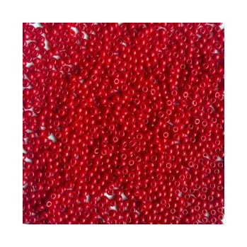 Dětské navlékací korálky Rokajl Preciosa 1. jakost 11/0 tmavě červené č. 144