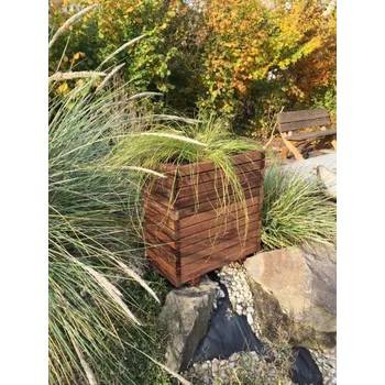 Truhlík Dřevěný truhlík BA4 - 20x40x43 cm (Dřevěný truhlík z impregnovaného dřeva)