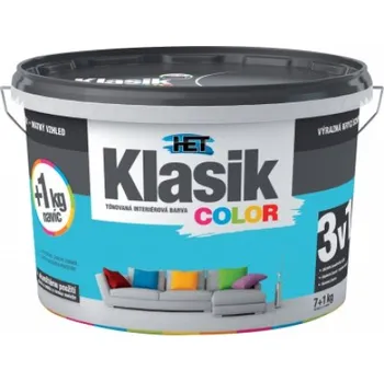 HET Klasik Color 7+1 kg, 0487 modrá tyrkysová