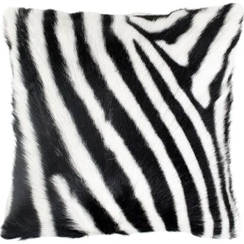 Polštář Kožený polštář dekor zebra - 40*40*10cm