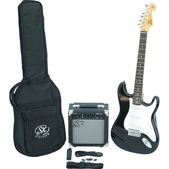 Hudební nástroj SX SX SE1 Electric Guitar Kit Black
