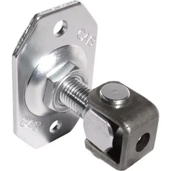 brána CAIS HP 20 A - regulovatelný pant s plotnou k přišroubování na betonový sloupek, pro brány a branky, závit M20