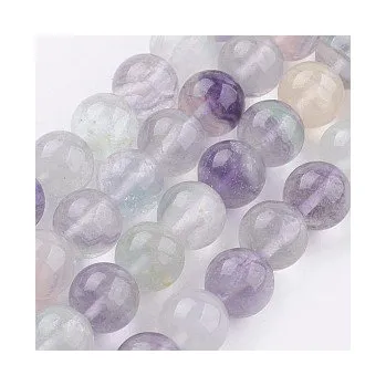 Korálek Fluorit lesklý 8mm (6ks)