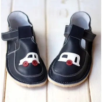 Chlapecké tenisky ZeaZoo Kids Robin - modré s autem, ZeaZoo Velikost: 30