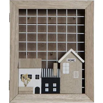 Skříňka na klíč Skříňka na klíče "DOMEČKY" 21x7x26cm