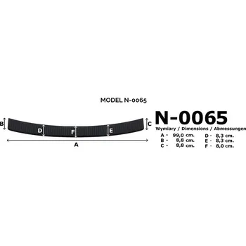 Tuning Kryt prahu pátých dveří Hyundai i30 III FL 2021- Hatchback • tvrzený plast • Rider