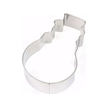 Vánoční dekorace Vykrajovátko sněhulák 8 x 5 cm