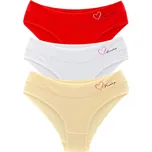 PeSaiL Dámské kalhotky cottontang-HT668R (3 ks v balení ) Barva: Mix barva 2, Velikost: M