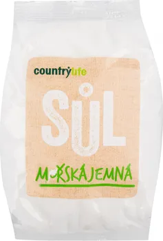 Kuchyňská sůl Country Life Sůl mořská jemná 1 kg