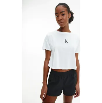 Dámské tričko Dámské triko CALVIN KLEIN (KW01366-01), Velikost XS, Barva bílá