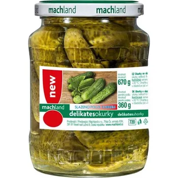 konzervovaná zelenina Machland Delikates okurky 670 ml