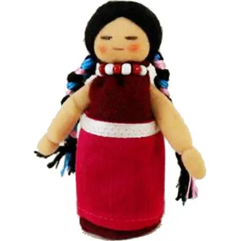 Panenka Dolls4Tibet Tibetská hadrová panenka Dcera, 10 cm