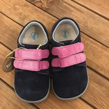 Dívčí polobotky Barefoot nízké tenisky OCEAN SHINE, Beda Barefoot Velikost: 25