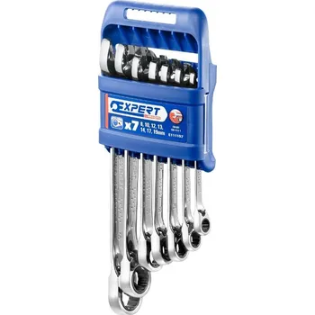 Klíč 7dílná sada ráčnových očkoplochých klíčů Tona Expert