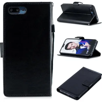 Pouzdro na mobilní telefon HONOR 10 - pouzdro obal kryt peněženka se stojánkem - černé