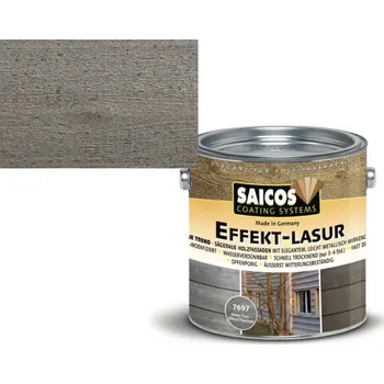 Lak na dřevo Saicos lazura s kovovým efektem odstín 10L 7696 stříbrný efekt + dárek k objednávce nad 1000Kč