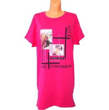 Dámské šaty Dámské letní šaty s kapsami Times Barva: Růžová, Velikost: Univerzální