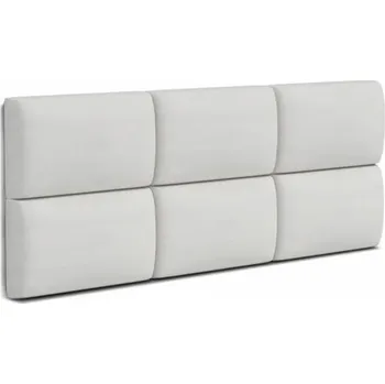 Čalouněný nástěnný panel 70x30cm BÍLÁ TRINITY