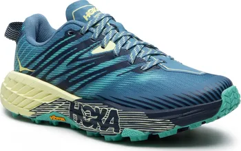 Dámská běžecká obuv HOKA ONE ONE Speedgoat 4 Provincial Blue/Luminary Green