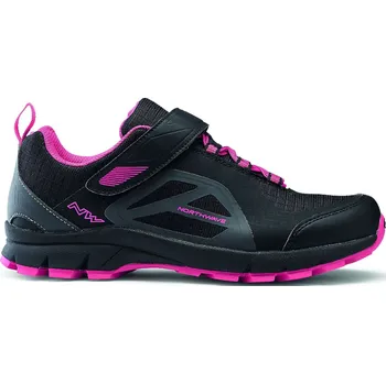 Dámské cyklistické tretry Northwave Escape Woman Evo Black/Fuchsia 38
