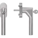 Okenní klika BLAUGELB FGS 90°Form, uzamykatelná, 7/43mm, nerez matná