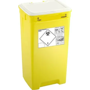 Popelnice Nádoba na nemocniční odpad PACAZUR 60 l - bílé víko