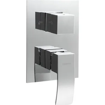 Vodovodní baterie Sapho GINKO podomítková sprchová baterie, 3 výstupy, chrom