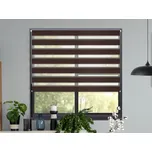 FEXI Zatemňovací Roleta Den a noc, Nature tmavý mahagon, B 016 v POLO kazetě, 150x30 cm