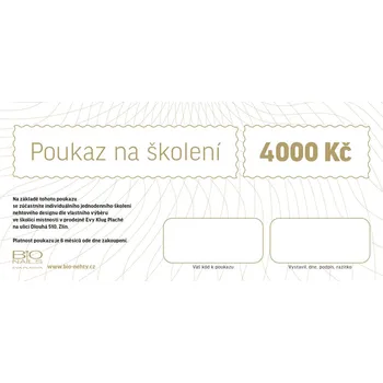 BIO NAILS Dárkový poukaz na individuální kurz gelové modeláže Zlín