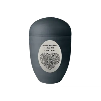 Smuteční dekorace Pohřební urna Nebe | režná barevná | srdce