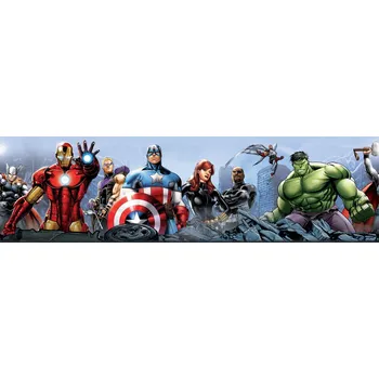 Tapeta Samolepicí bordura Marvel Avengers 5m x 0,14m WBD 8077