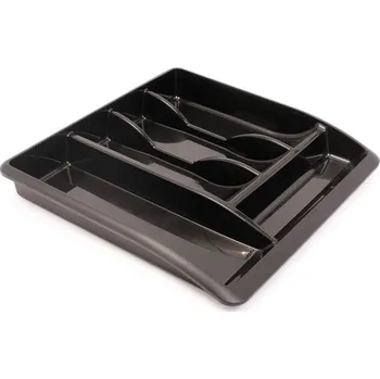 Příborník do zásuvky Černý organizér na příbory Addis Classic, 40 x 38,5 cm ID_1309752