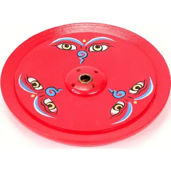 Vonná tyčinka Stojánek na vonné tyčinky červený Buddhovy oči