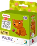 TM Toys Puzzle s omalovánkou Medvídek…