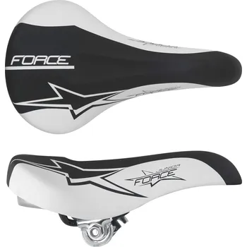 Sedlo na kolo Force Junior dětské 24" černo-bílé