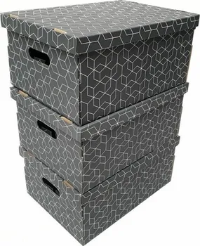 Úložný box Compactor Sada úložných boxů 52 x 29 x 21 cm 3 ks
