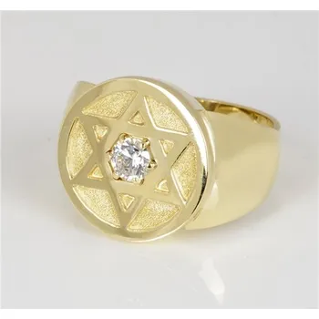 Prsten Zlatý pánský prsten 005 + DÁREK ZDARMA