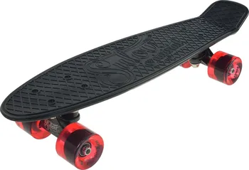 Skateboard Sulov Retro Venice 22" černý/tr.červený