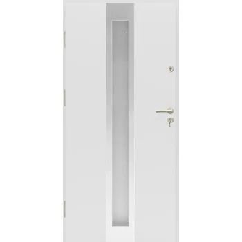 Vchodové dveře Vchodové dveře Grenada 01 90L bílé otevírané ven