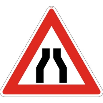 Dopravní značení Dopravní Značka A6a 700 mm Zúžená vozovka (z obou stran)