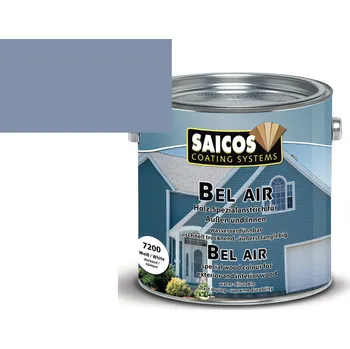 Lak na dřevo Saicos BelAir vodou ředitelný olejový nátěr - holubí modrá krycí 7251; 10L + dárek k objednávce nad 1000Kč