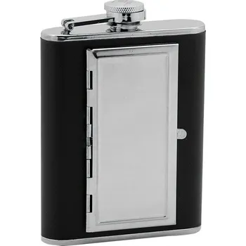 Placatka Kapesní ocelová nerezová lahev + tabatěrka 97103