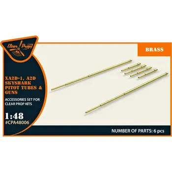 Plastikový model Clear Prop models 1/48 XA2D-1, A2D SKyshark Pitot tubes and guns