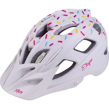 Cyklistická přilba Etape – dívčí přilba na kolo MISSY, bílá mat velikost přilby: XS/S 48-54 cm