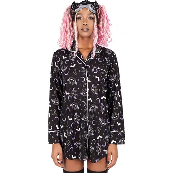 Dámské pyžamo košile dámská (pyžamo) KILLSTAR - Batty - 3XL