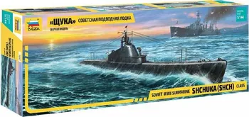 Plastikový model Zvezda Shchuka Class Russian Submarine WWII 1:144